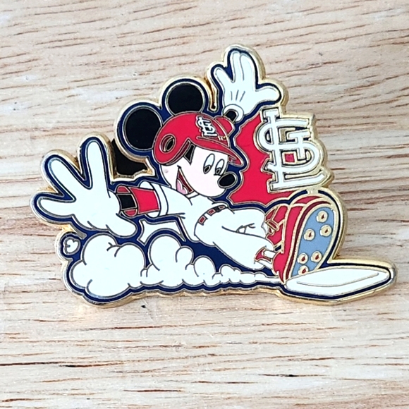 Disney Other - Disney Pin ~ Mickey Mouse Major League Baseball: St. Louis Cardinals